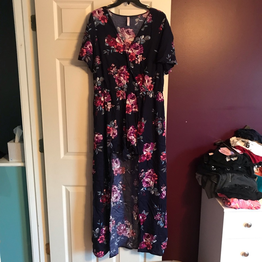 Romper with maxi skirt